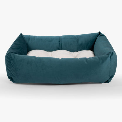 Cosy & Calming Puppy Crate Bed In Marine Velvet By Lords & Labradors