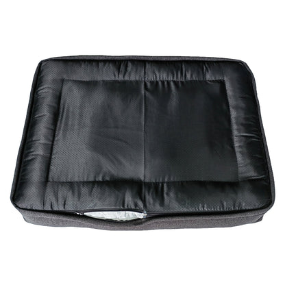 Discover Our Luxurious Comfort Cube Dog Bed in Anthracite (Navy), featuring Removable covers for easy machine washing and a non slip wipeable base. This super soft pet bed offers the ultimate comfort to your furry friend! Bringing Your Canine Companion The Perfect Bed For Dogs To Curl Up To! Available Now at Lords & Labradors