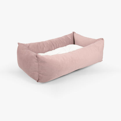 Cosy & Calming Puppy Crate Bed In Blossom Velvet By Lords & Labradors