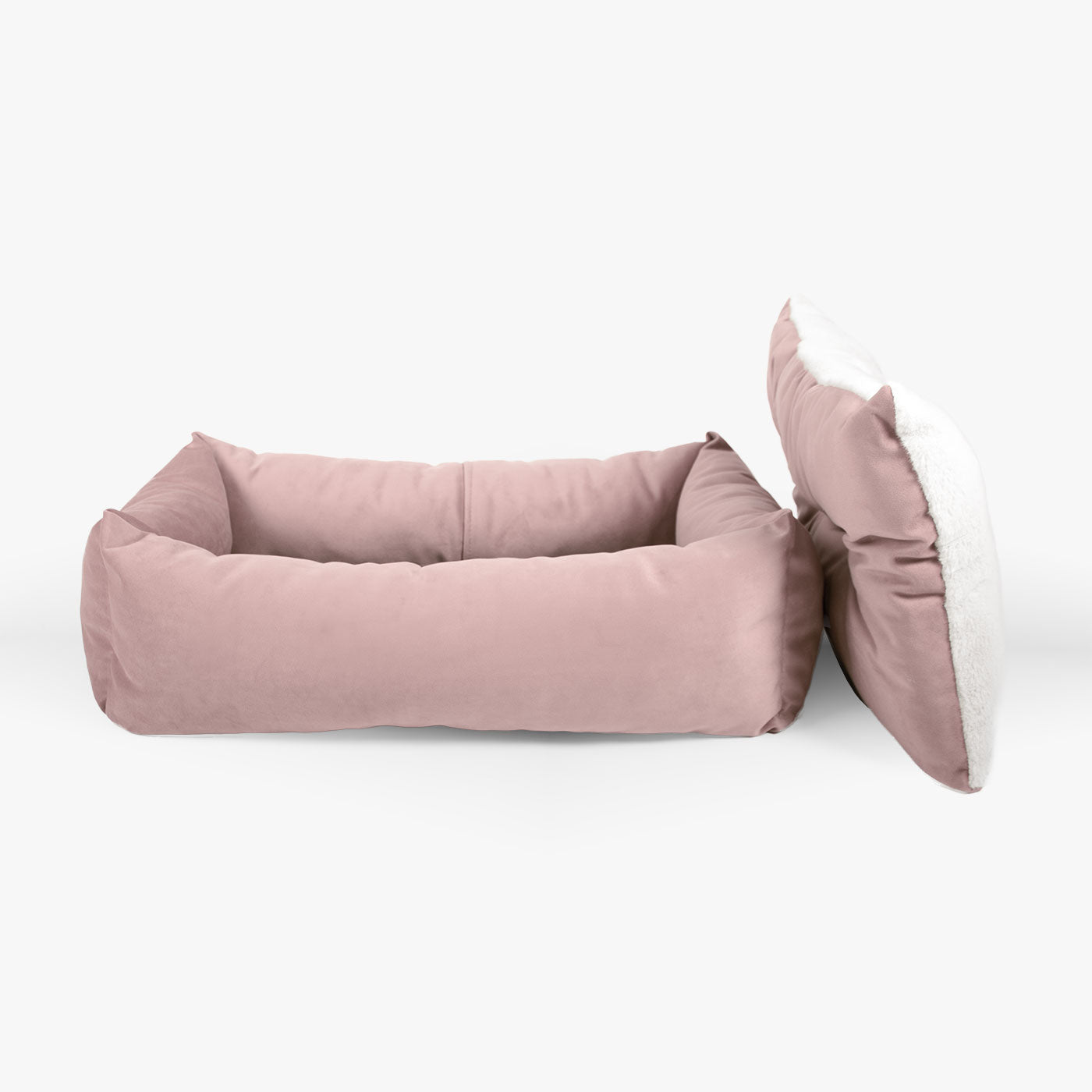 Cosy & Calming Puppy Crate Bed In Blossom Velvet By Lords & Labradors