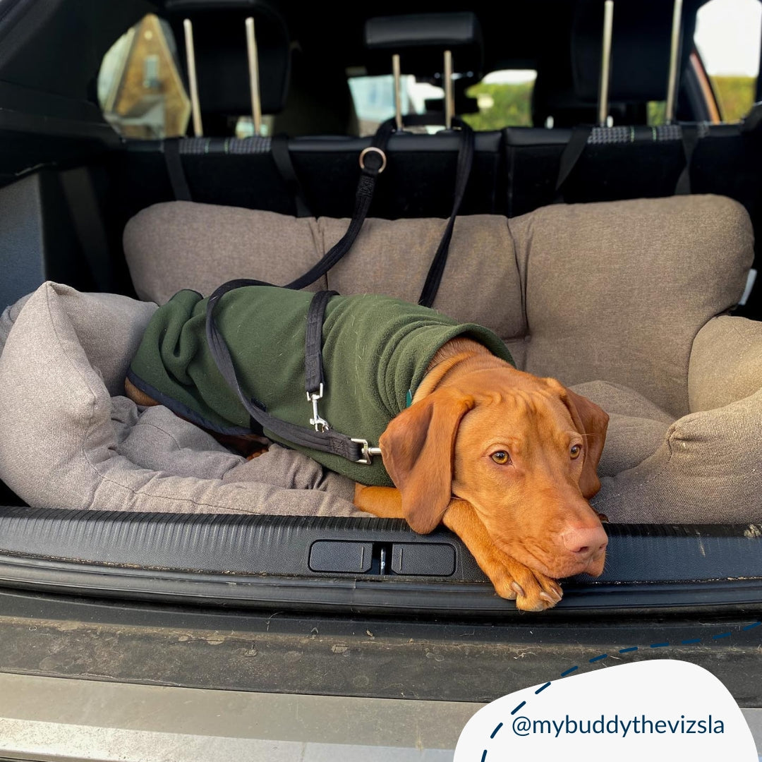 Embark on the perfect pet travel with our luxury Double Easy Traveller Seat! Featuring removable inner cushion with with cover for easy cleaning! Available now at Lords & Labradors    