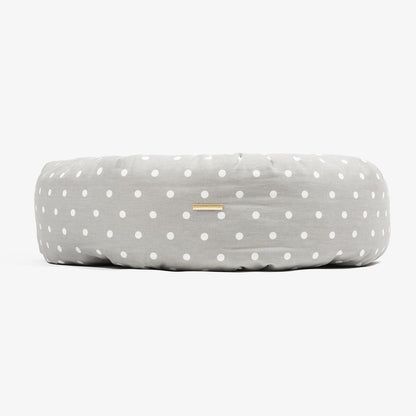 Donut Bed in Grey Spot by Lords & Labradors