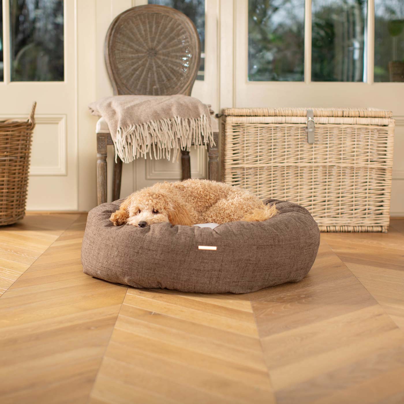 Donut Bed in Inchmurrin Umber By Lords & Labradors