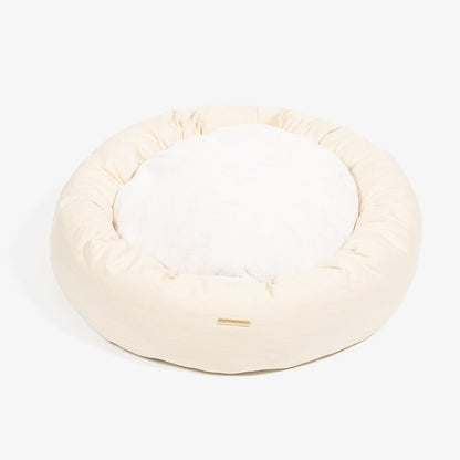 Donut Bed in Savanna Bone by Lords & Labradors