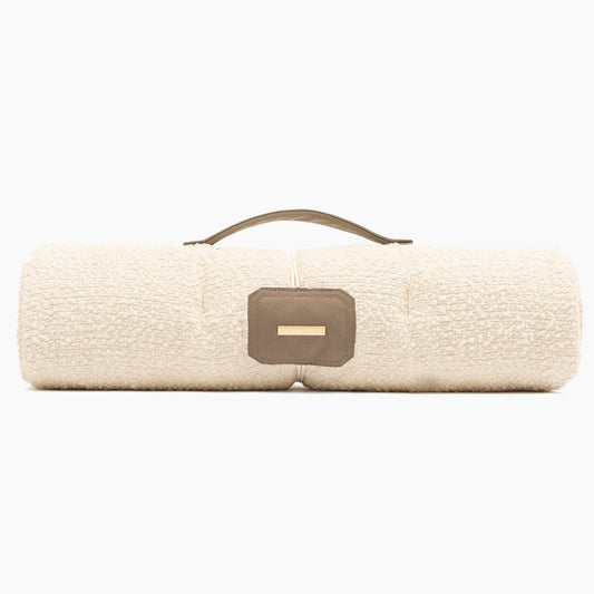 Travel Mat in Ivory Bouclé by Lords & Labradors