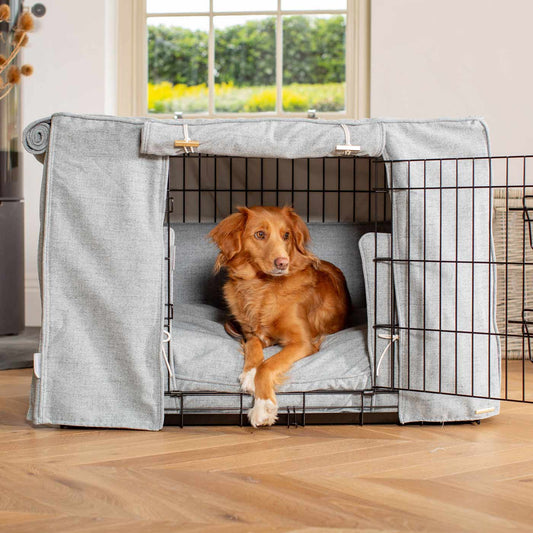 Dog Crate Set In Inchmurrin Iceberg by Lords & Labradors