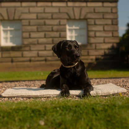 Travel Mat in Ivory Bouclé by Lords & Labradors