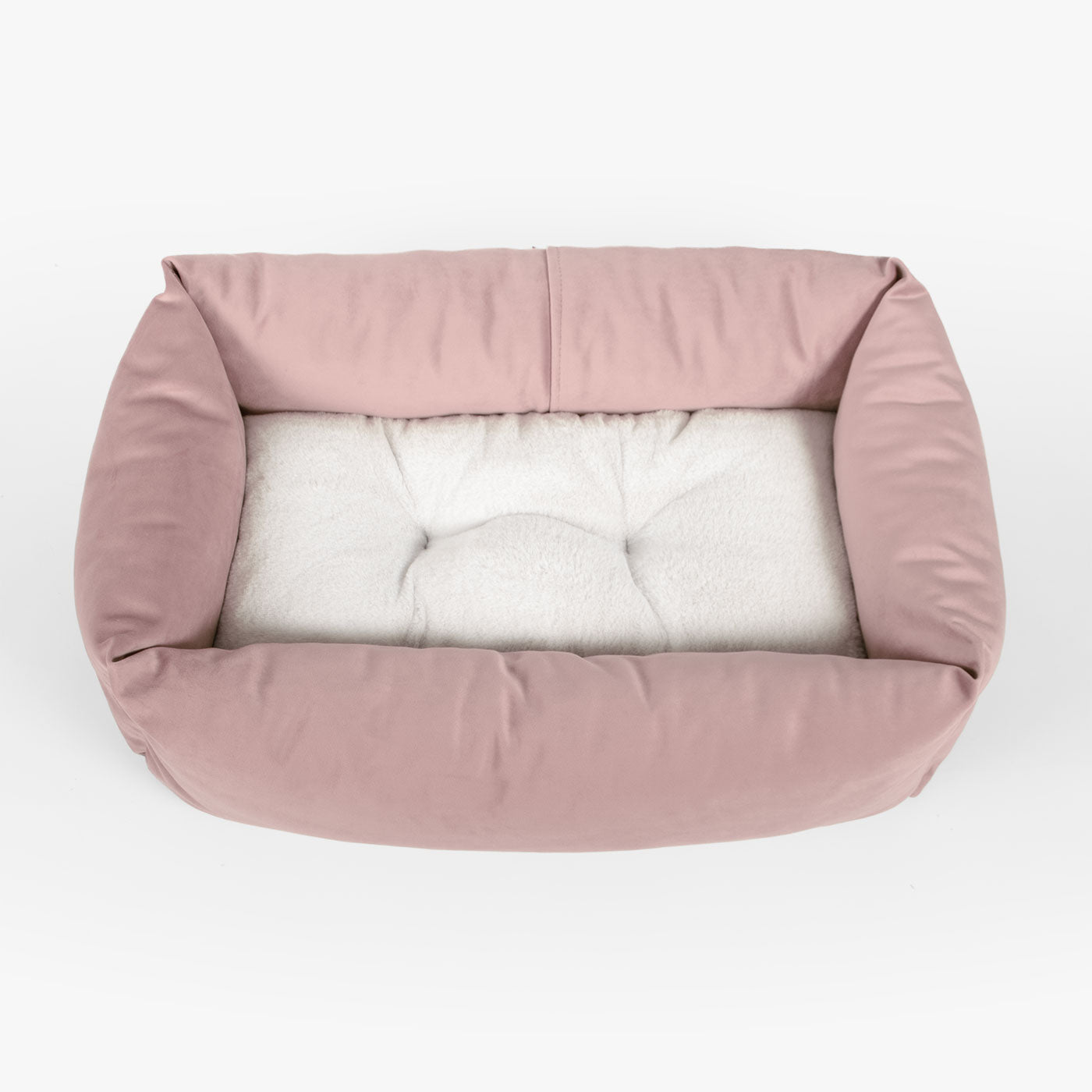 Cosy & Calming Puppy Crate Bed In Blossom Velvet By Lords & Labradors