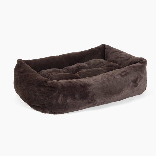 Cosy & Calming Puppy Crate Bed in Calming Anti-Anxiety Dusk Faux Fur by Lords & Labradors