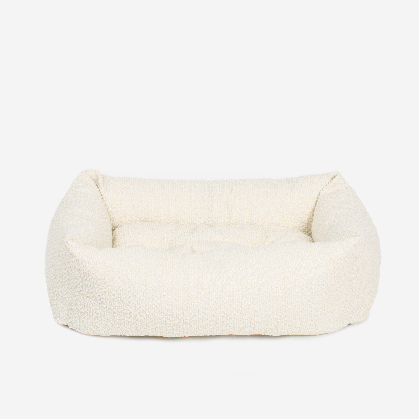  Cosy & Calm Puppy Crate Bed, The Perfect Dog Crate Accessory For The Ultimate Dog Den! In Stunning Ivory Bouclé! Available To Personalise at Lords & Labradors 