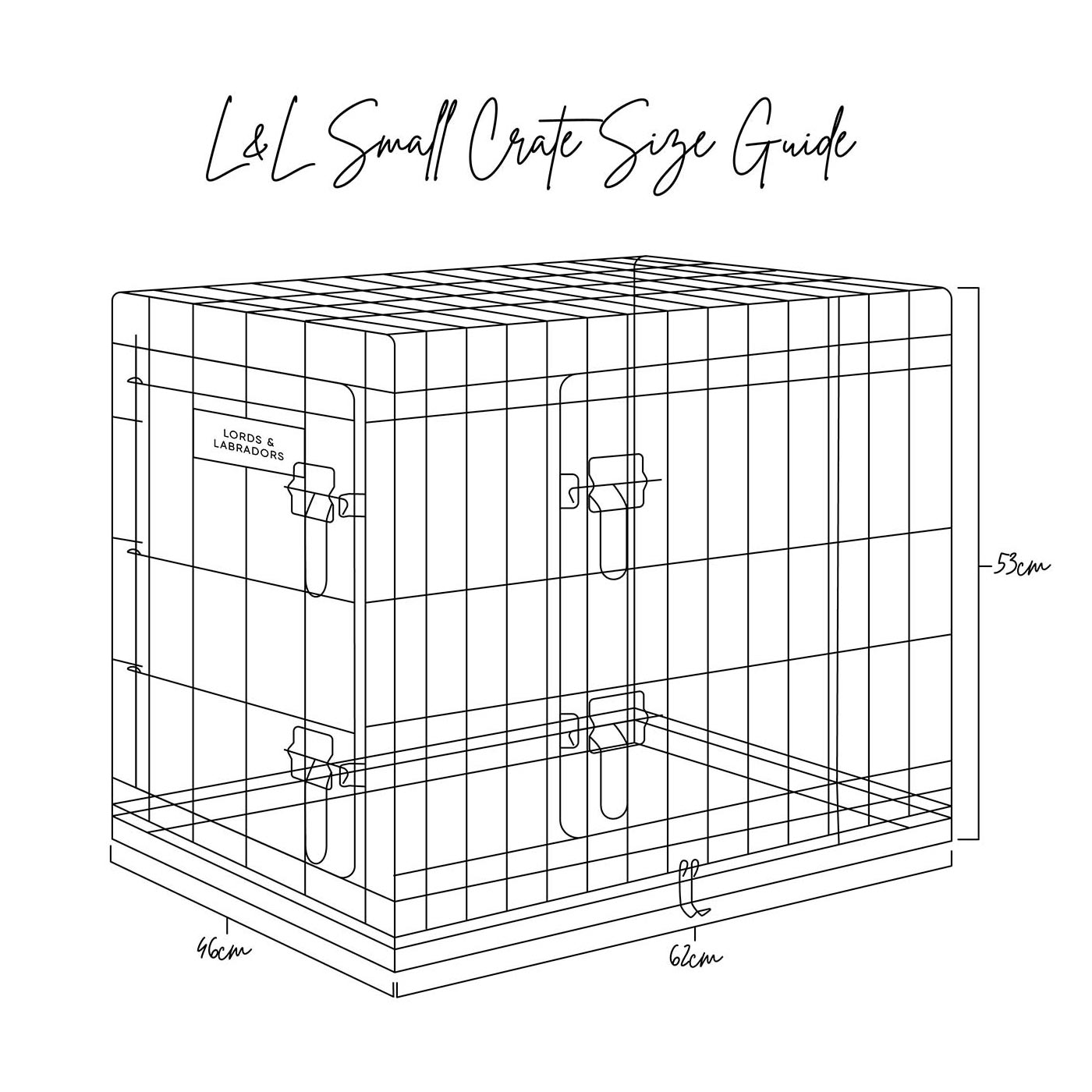 Discover the perfect deluxe heavy duty black dog crate, featuring two doors for easy access and a removable tray for easy cleaning! The ideal choice to keep new puppies safe, made using pet safe galvanised steel! Available now in 5 sizes and three stunning colours at Lords & Labradors